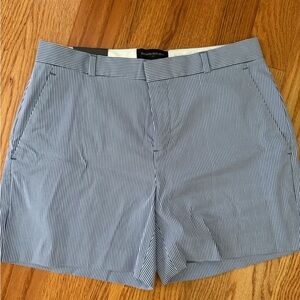 Banana Republic Blue Striped Women's Shorts